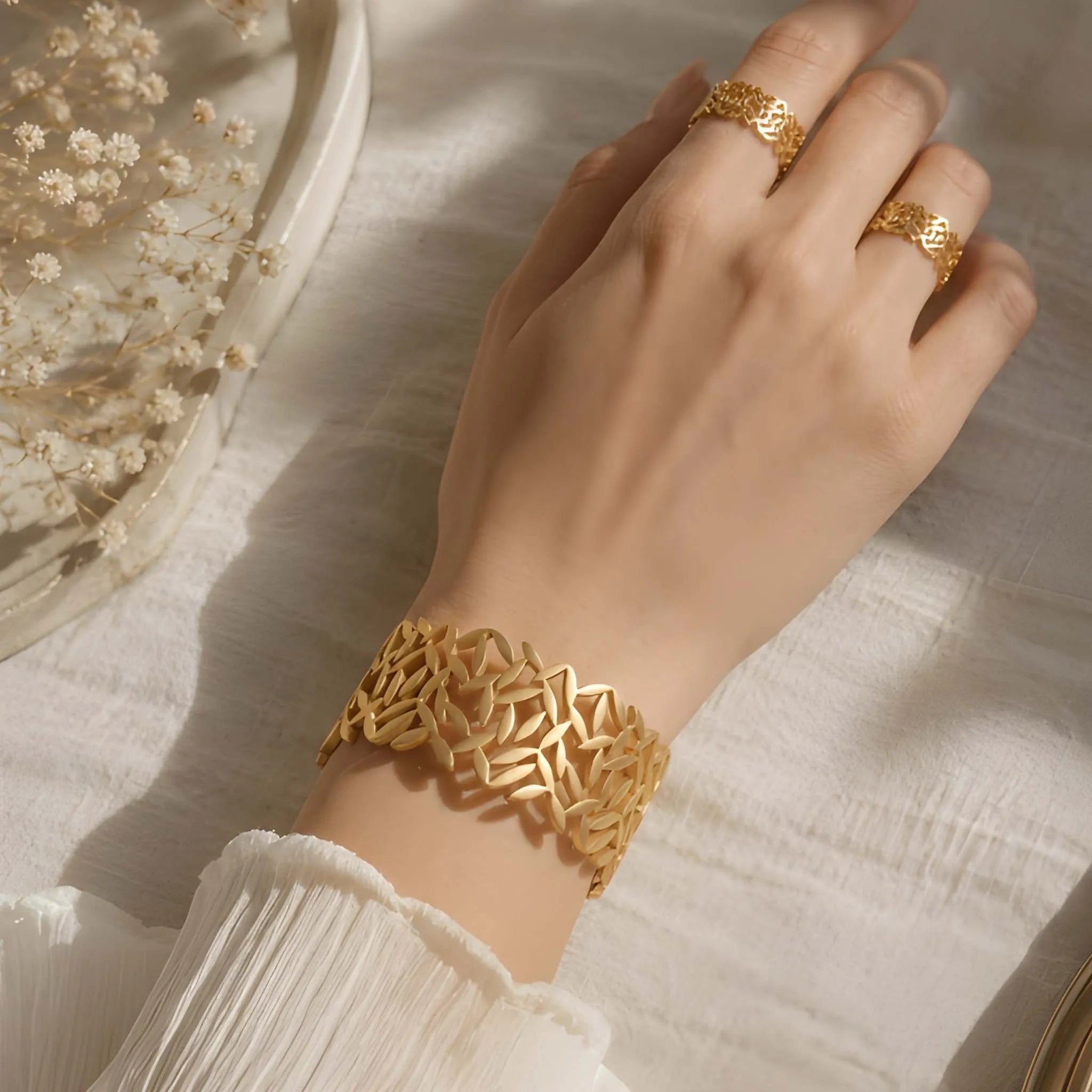 Golden Leaf Cuff