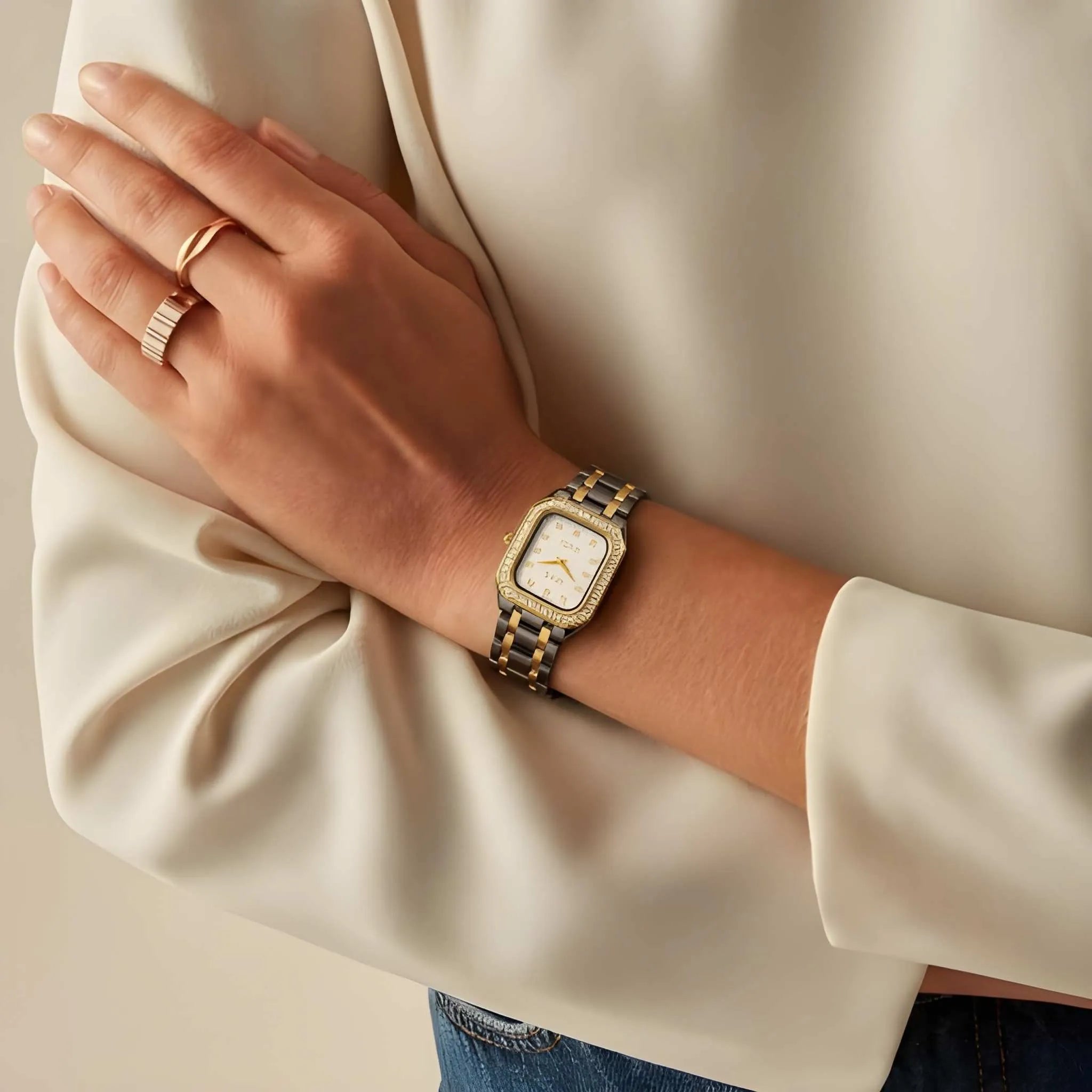 Two-Tone Elegance Watch