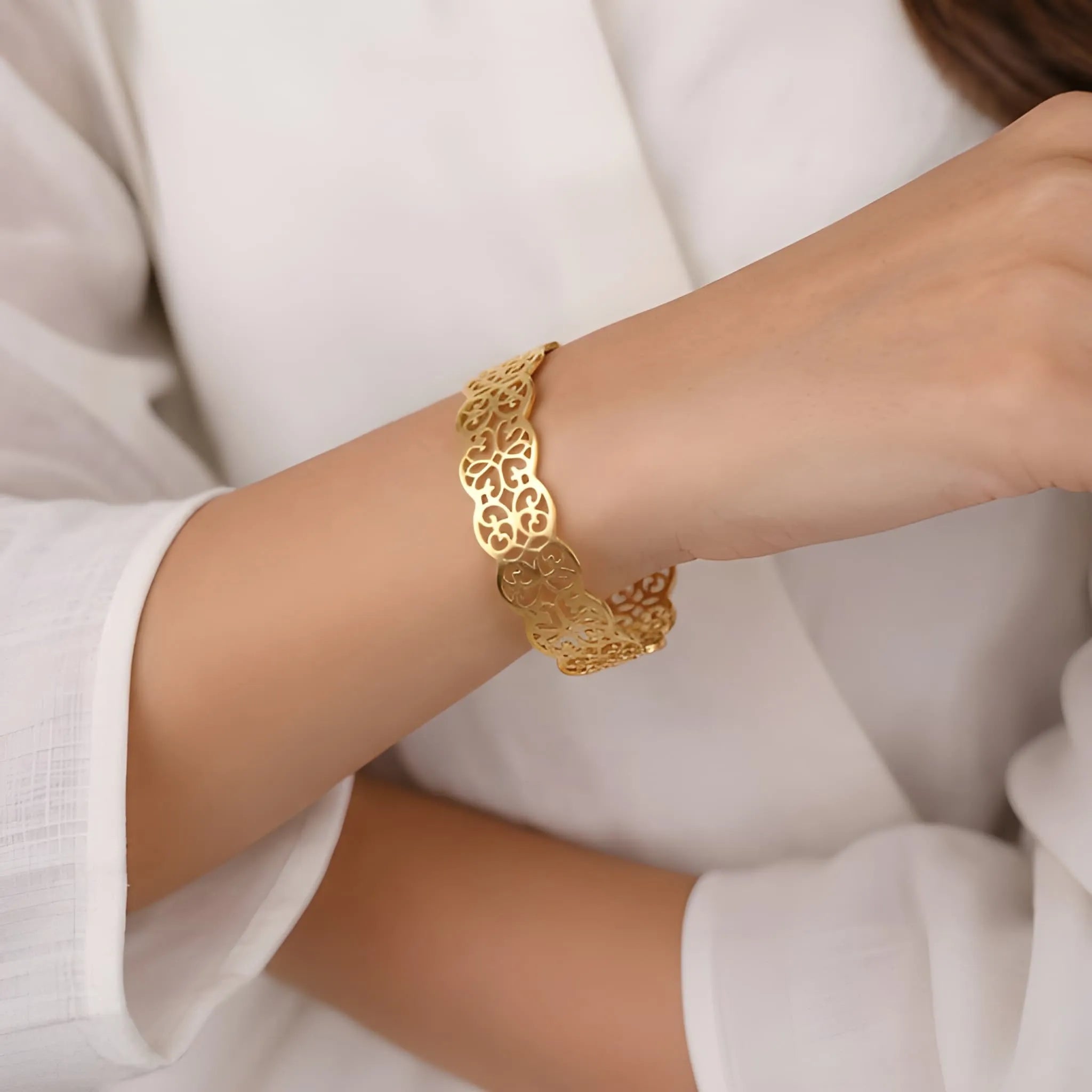 Vintage Filigree Bangle